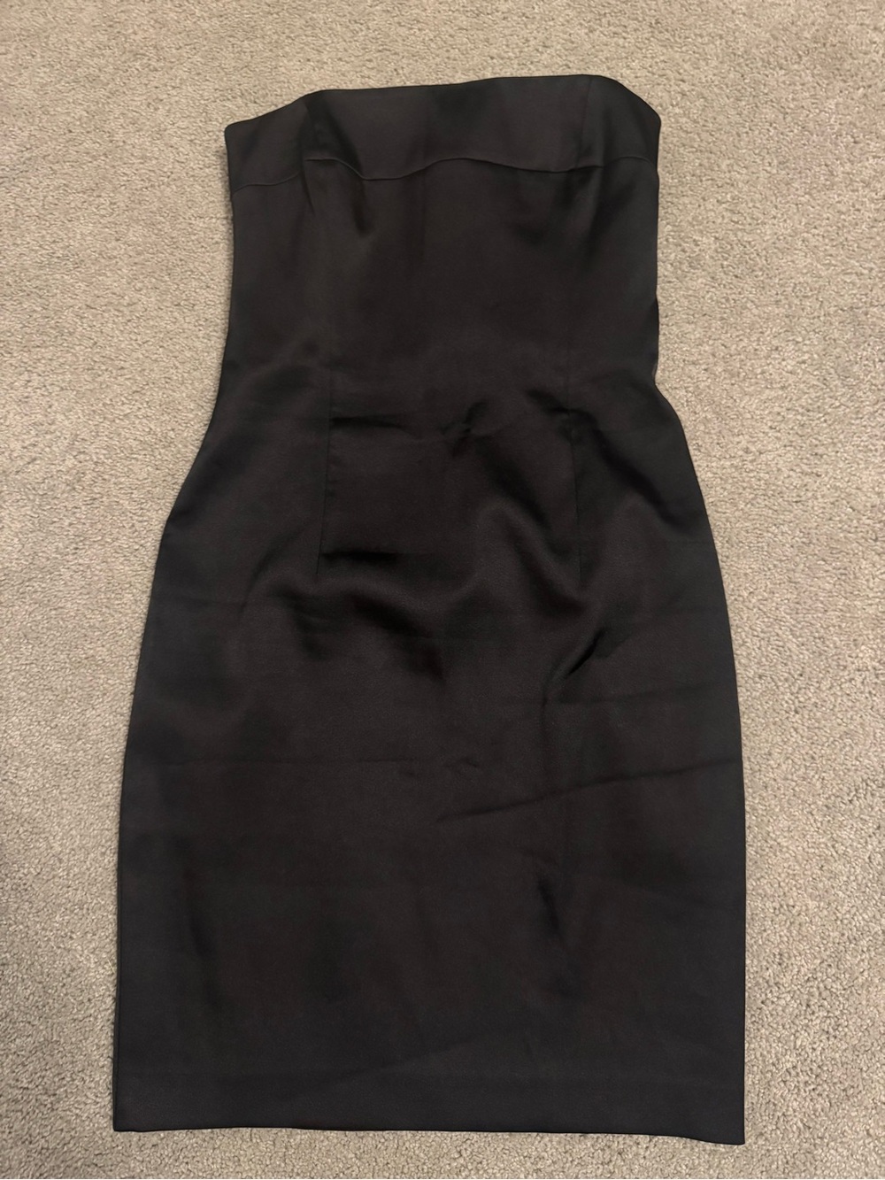 Laundry By Shelli Segal Strapless Black Sheath Dress